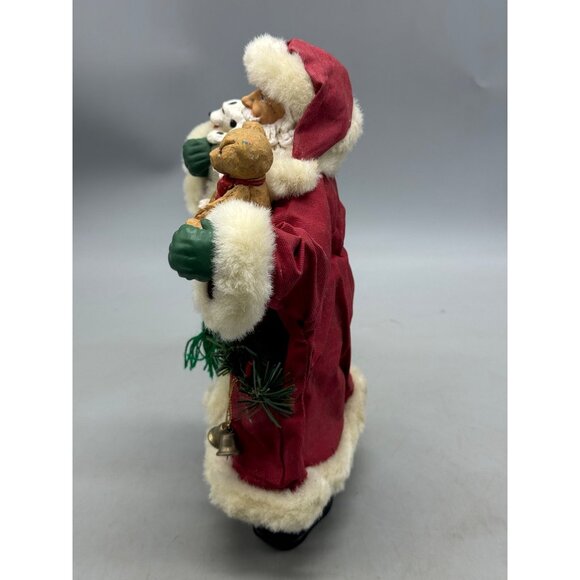 kirkland Christmas Santa Claus Figurine bear dog toys Accents & Holiday Decor - Picture 5 of 10